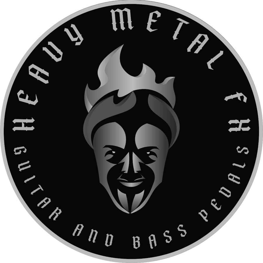 3" Round Heavy Metal FX Decal