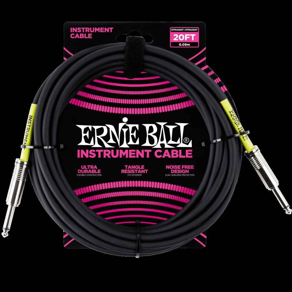Classic Instrument Cable - Standard Black Straight/Straight