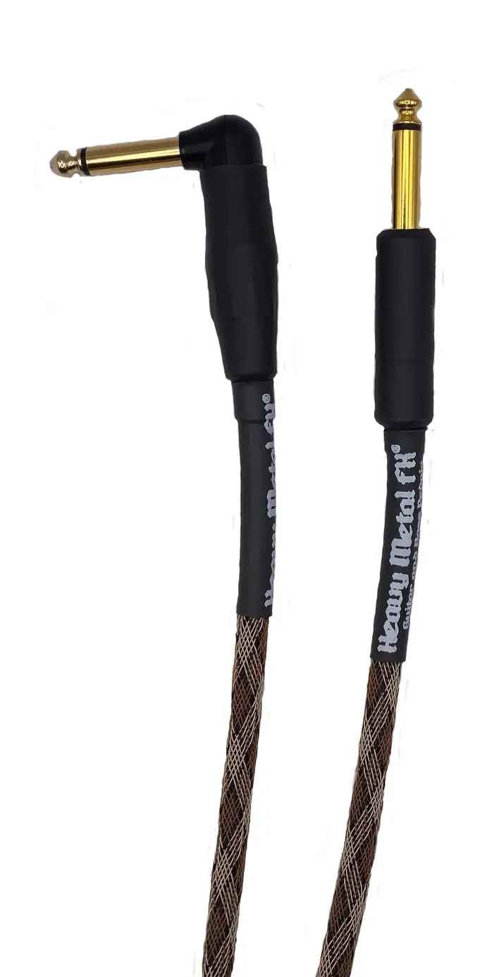 Heavy Metal FX Instrument Cable 30 ft Straight/Angle - Heavy Metal FX