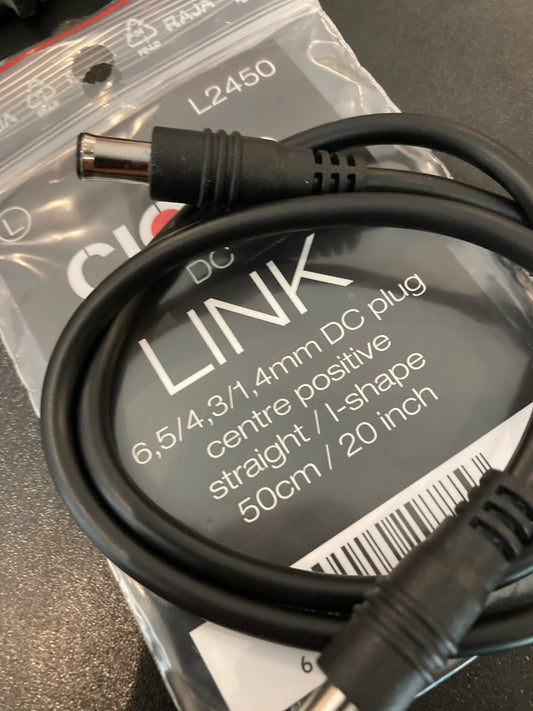 CIOKS L2450 EIAJ to EIAJ CIOKS DC7 to CIOKS 8 Adapter Cable - 50cm - Heavy Metal FX