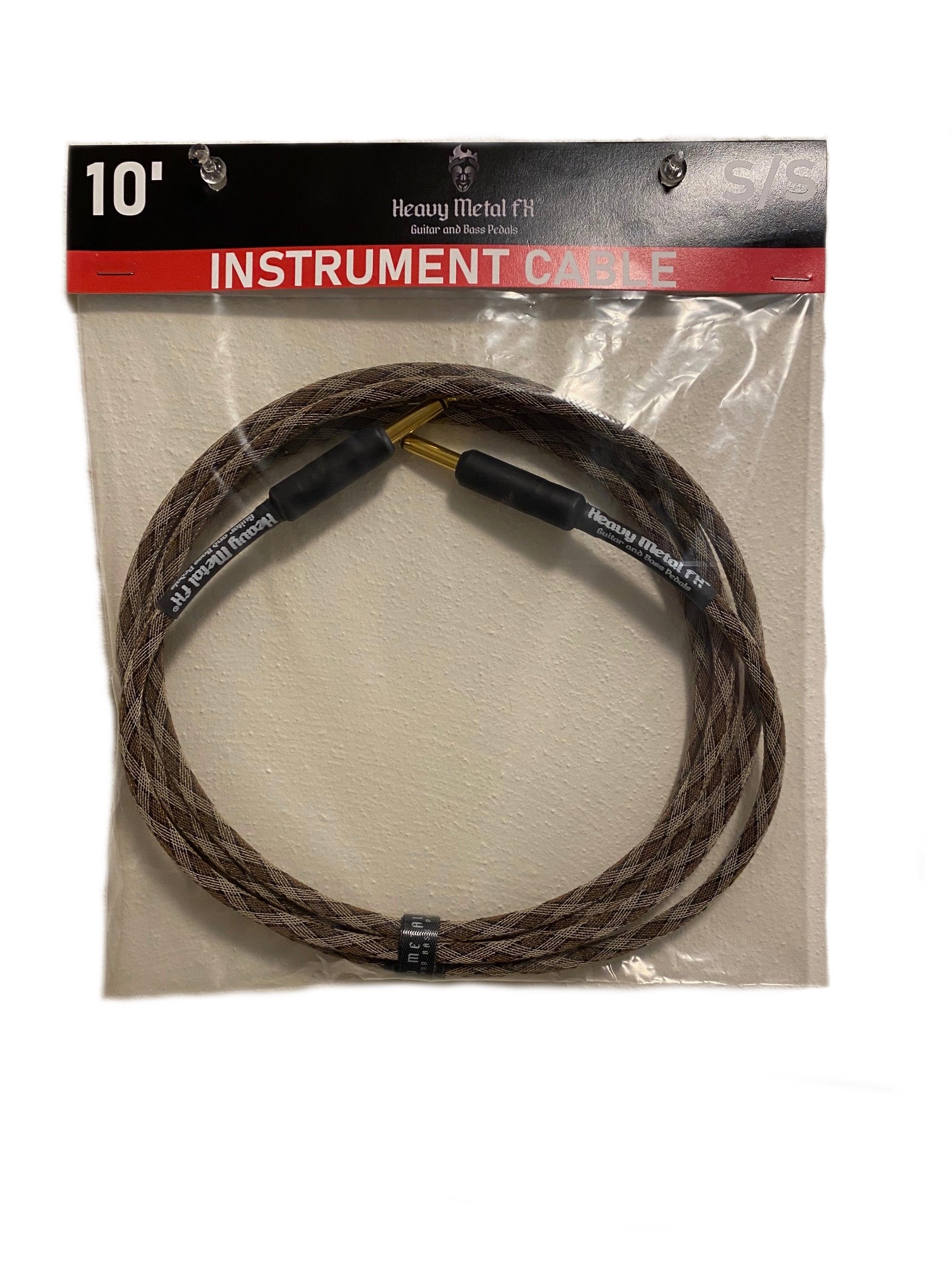 Heavy Metal FX Instrument Cable 10 ft Straight/Straight - Heavy Metal FX