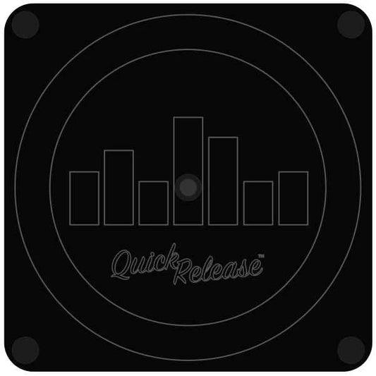 Quick Release Pedal Plate - hook and loop closure!