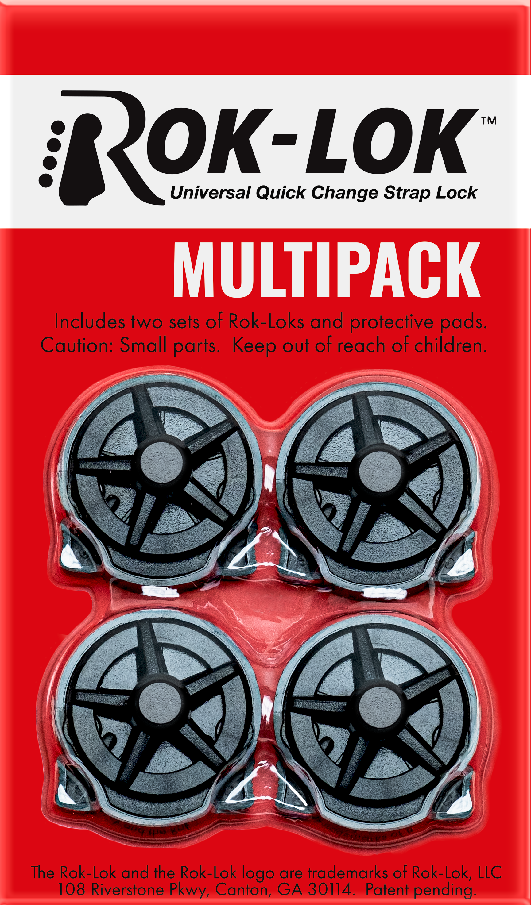Rok-Lok Strap Lock 2 Pack - Heavy Metal FX