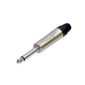NEUTRIK NP2X X-Series 1/4in Phone Plug - Nickel Contacts & Nickel Shell - Heavy Metal FX