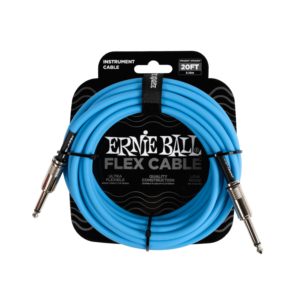 Flex Instrument Cable Straight/Straight 20 Feet - Heavy Metal FX