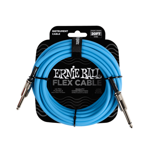 Flex Instrument Cable Straight/Straight 20 Feet - Heavy Metal FX