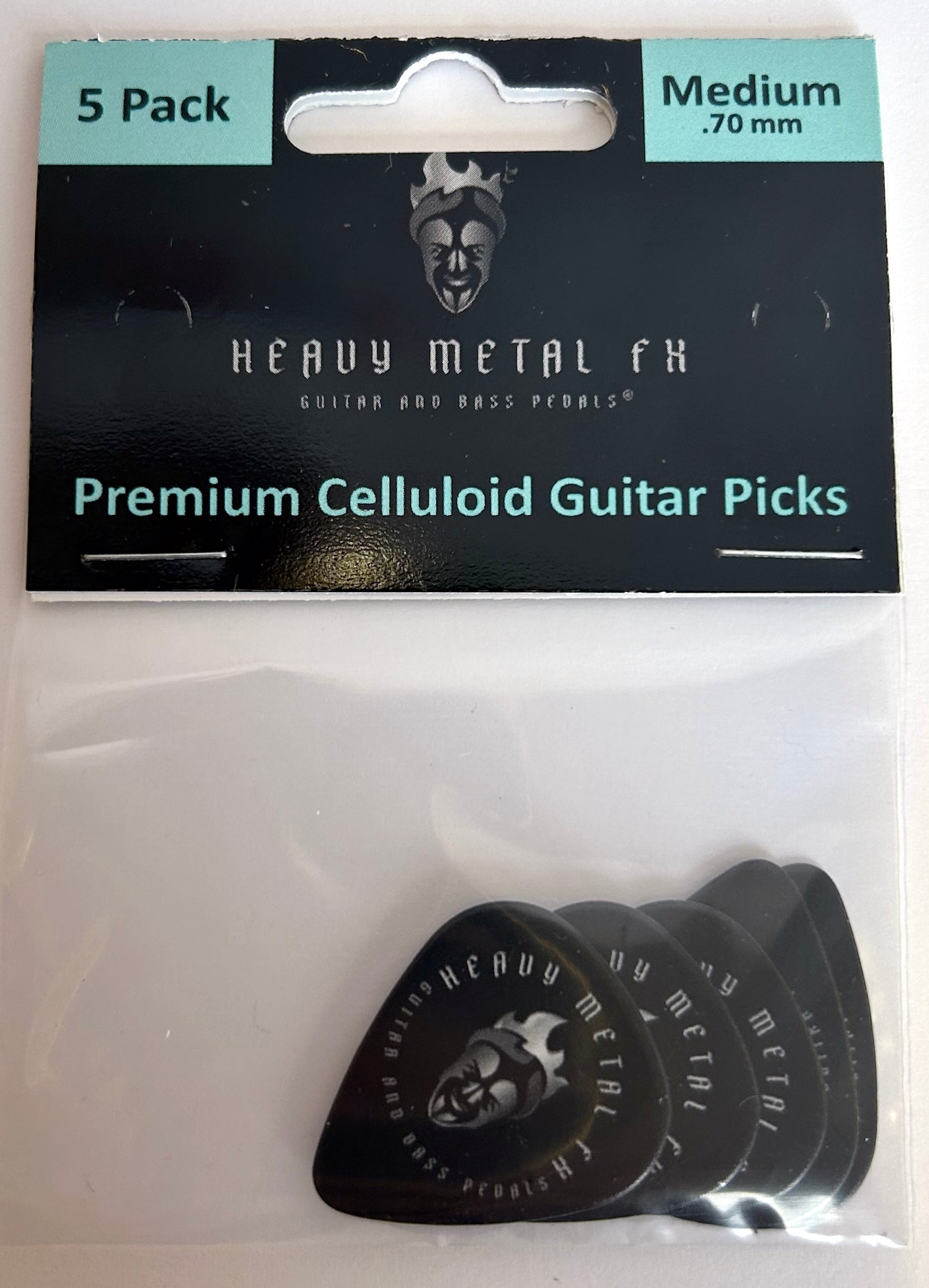 Heavy Metal FX Guitar Picks - Medium (.70mm) - Heavy Metal FX