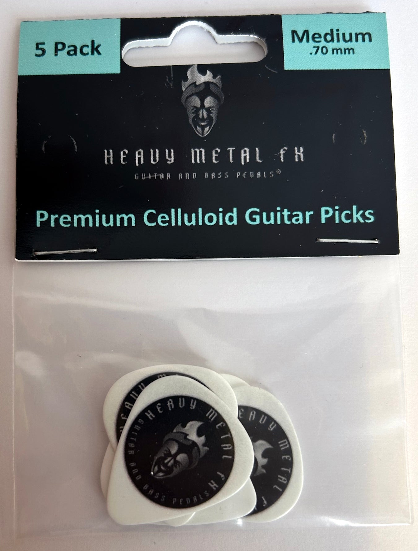 Heavy Metal FX Guitar Picks - Medium (.70mm) - Heavy Metal FX