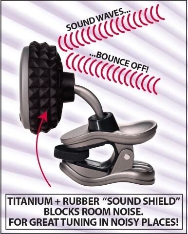 ST-8T Titanium Rechargeable Clip-On Tuner - Heavy Metal FX