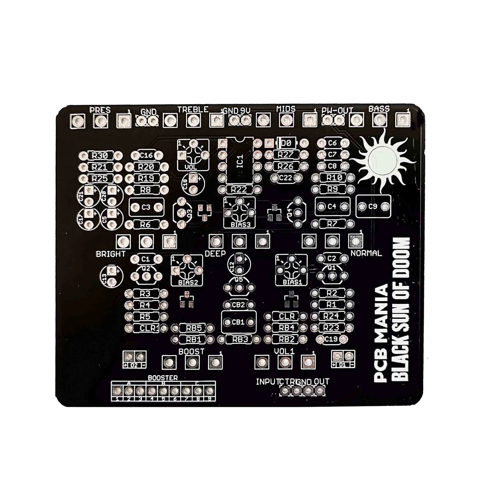 Black Sun of Doom PCB Guitar Mania