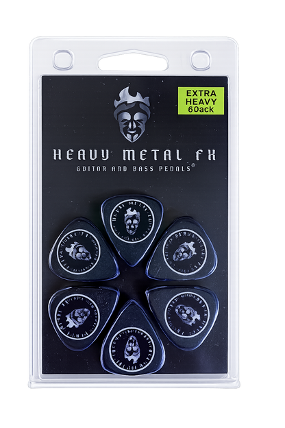 Heavy Metal FX Guitar Picks - X-Heavy (6pk) Heavy Metal FX