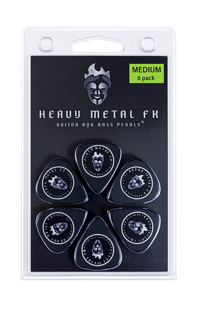 Heavy Metal FX Guitar Picks - Medium (6pk) Heavy Metal FX