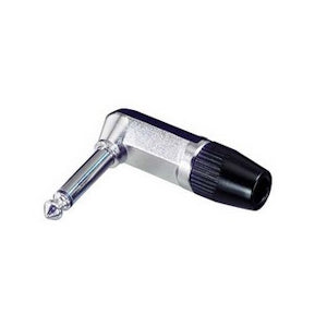 REAN NYS207 1/4 Inch TS Right Angle Plug - Heavy Metal FX
