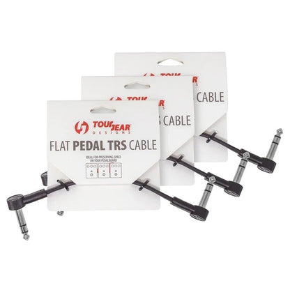 Tour Gear Designs Cable TRS de pedal plano de 6"